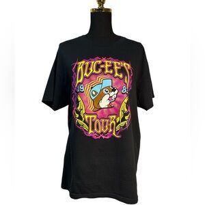 Buc-ee's Black Graphic T-Shirt size L